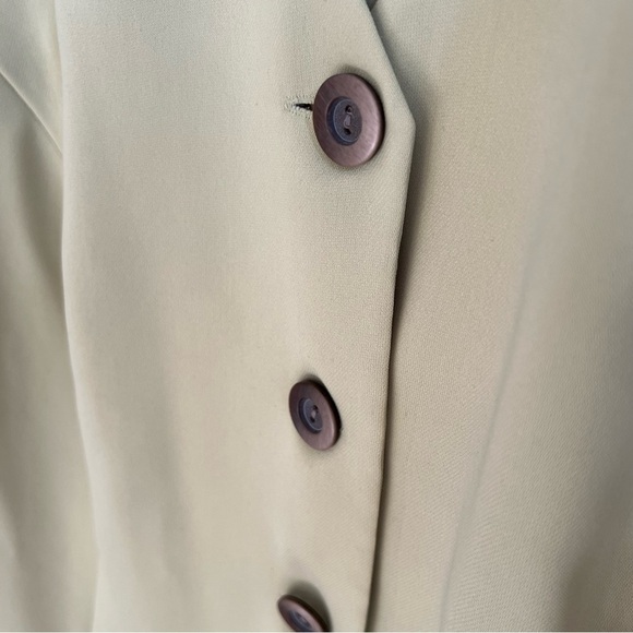 Vintage Dana Kay Flat Collarless Button Blazer SZ 18W - Picture 3 of 5